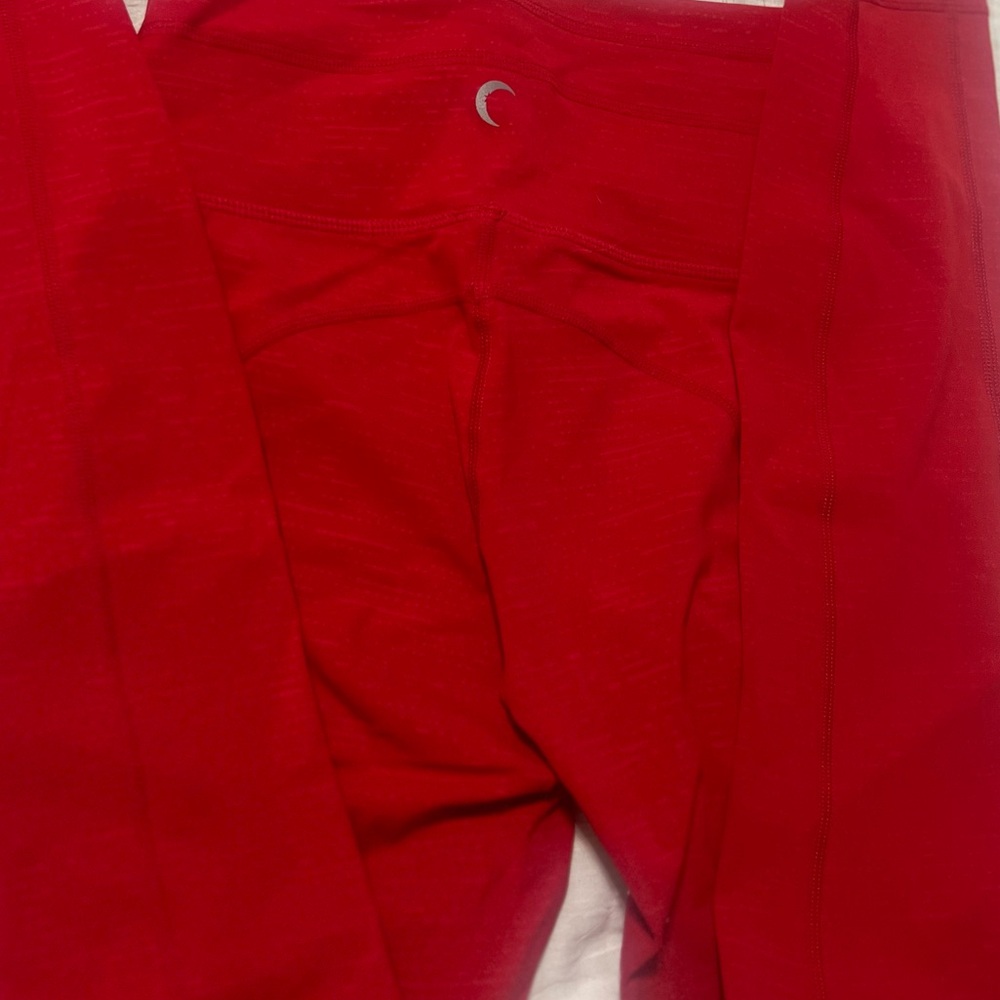 ZYIA ACTIVE Red Lined Battleship Pocket Luxe Size 0